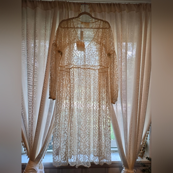 NWT Anthropologie Maeve San-Michel Lace Duster - Picture 7 of 9